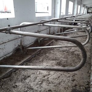 Ограждение боксовое (бугель) с надхолочной трубой